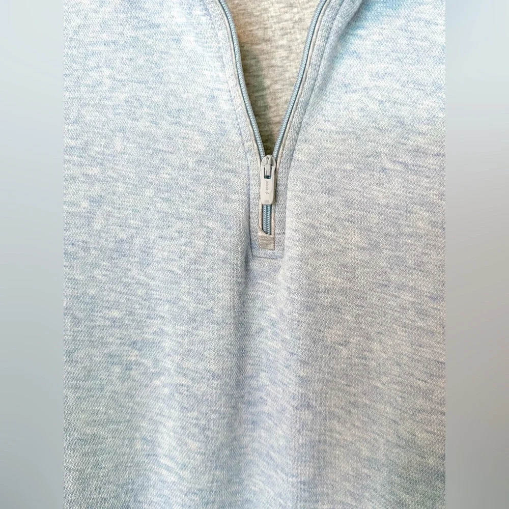 Johnnie-O Hank’s “Lightweight Scully” Quarter Zip Pullover in Malibu Size L - Picture 5 of 16